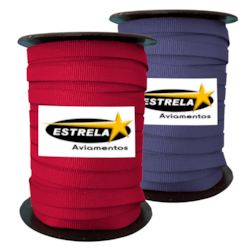 Fita Gorgurão 100% Poliamida 07mm c/50 Metros Estrela Fita Gorgurão 100% Poliamida 07mm c/50 Metros Estrela
