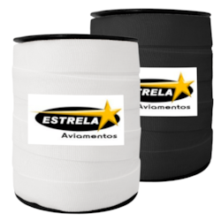 Fita Gorgurão 100% Poliamida 20mm c/50 Metros Estrela Fita Gorgurão 100% Poliamida 20mm c/50 Metros Estrela