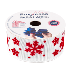 Fita Gorgurão Com Veludo Progresso EGL 009V 38mm Com 10 Metros Fita Gorgurão Com Veludo Progresso EGL 009V 38mm Com 10 Metros
