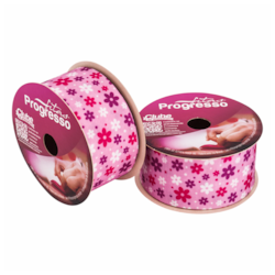 Fita Gorgurão Decorativa 38mm EGP 009TR 10 Metros Progresso Fita Gorgurão Decorativa 38mm EGP 009TR 10 Metros Progresso