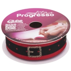 Fita Gorgurão Estampada 38mm Cinto Papai Noel c/10 Metros Progresso Fita Gorgurão Estampada 38mm Cinto Papai Noel c/10 Metros Progresso