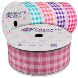 Fita Gorgurão Festa Junina 38mm Com 10 Metros Xadrez Princess