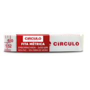 Fita Métrica Emborrachada - 150cm - Círculo Fita Métrica Emborrachada - 150cm - Círculo