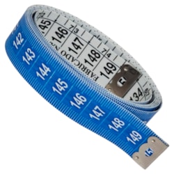 Fita Métrica Emborrachada Com 150cm Unidade Corrente