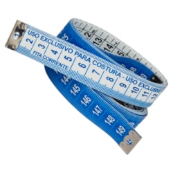 Fita Métrica Emborrachada Com 150cm Unidade Corrente