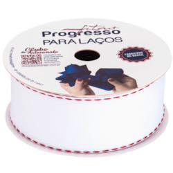 FITA PARA LAÇO 38MM JTP 009 JEANS PESPONTADO COM 10 METROS PROGRESSO FITA PARA LAÇO 38MM JTP 009 JEANS PESPONTADO COM 10 METROS PROGRESSO