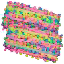 Fita Pompom Carnaval 20mm Com 25 Metros Multicor 2 NYBC Fita Pompom Carnaval 20mm Com 25 Metros Multicor 2 NYBC