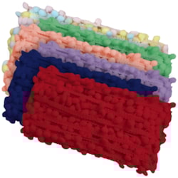 Fita Pompom Colorida Carnaval 20mm Com 25 Metros NYBC