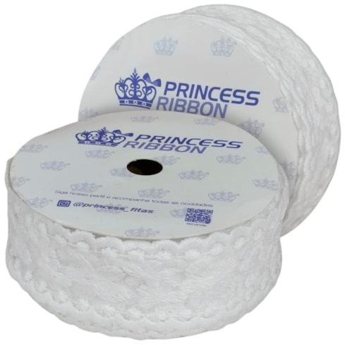 Fita Trabalhada Decorada 38mm Com 10 Metros RO153549 Princess