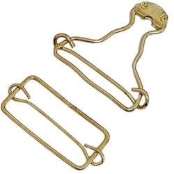 Fivela com passador 101/103 Ferro Dourado c/1000 Unidades Eberle Fivela com passador 101/103 Ferro Dourado c/1000 Unidades Eberle