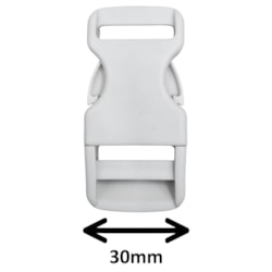 Fivela de Mochila 2030 30mm Com 100 Unidades Naigell
