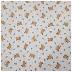 Fralda Dupla Raposa 70cm x 70cm 100% Algodão Dohler