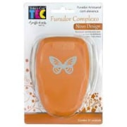 Furador Artesanal Com Alavanca Complexo - 1,5" - Borboleta - Toke e Crie Furador Artesanal Com Alavanca Complexo - 1,5" - Borboleta - Toke e Crie