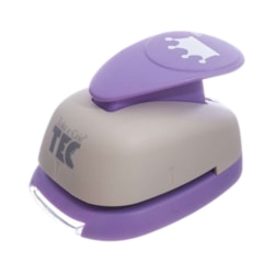 FURADOR DE PAPEL GIGANTE - COROA - TOKE E CRIE FURADOR DE PAPEL GIGANTE - COROA - TOKE E CRIE