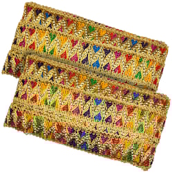 Galão Metalizado Carnaval 40mm Com 20 Metros Ref 67 NYBC Galão Metalizado Carnaval 40mm Com 20 Metros Ref 67 NYBC