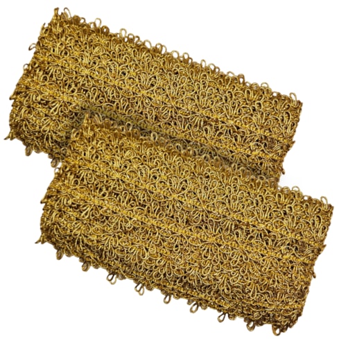 Galão Passamanaria Carnaval 30mm Com 13,7 Metros Dourado Ref 152129 Sanding