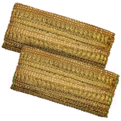 Galão Passamanaria Carnaval 37mm Com 13,7 Metros Dourado Ref 153293 Sanding