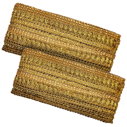 Galão Passamanaria Carnaval 37mm Com 13,7 Metros Dourado Ref 153293 Sanding