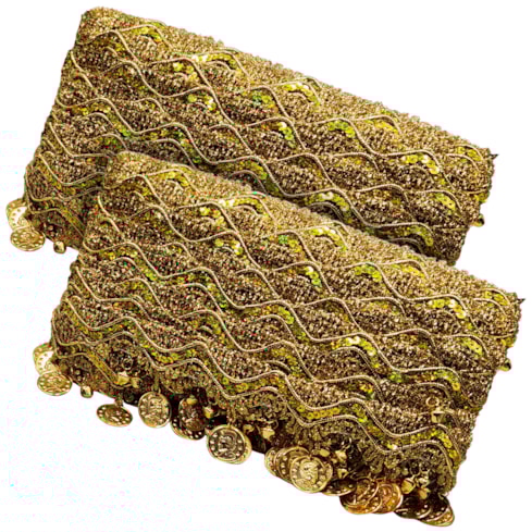 Galão Passamanaria Carnaval 60mm Com 13,7 Metros Dourado Ref 153296 Sanding