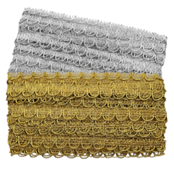 Galão Passamanaria Metalizada 15mm Ref 20 com 20 Metros NYBC Galão Passamanaria Metalizada 15mm Ref 20 com 20 Metros NYBC