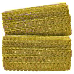 Galão Passamanaria Metalizada 22mm Ref 52 Com 20 Metros NYBC Galão Passamanaria Metalizada 22mm Ref 52 Com 20 Metros NYBC