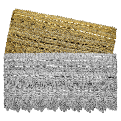 Galão Passamanaria Metalizada 30mm Ref 07 com 20 Metros NYBC Galão Passamanaria Metalizada 30mm Ref 07 com 20 Metros NYBC