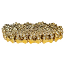 Galão Perolado 17mm Com 1 Metro Cor Ouro SPF 85 Importado