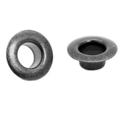 Ilhós Baixo Sem Arruela - 108/45 (080.040.045.F) - Ferro - Grafite - 1000un - Eberle Ilhós Baixo Sem Arruela - 108/45 (080.040.045.F) - Ferro - Grafite - 1000un - Eberle