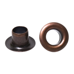 Ilhós Baixo Sem Arruela 110/50 Ferro Cobre C/1000un Eberle Ilhós Baixo Sem Arruela 110/50 Ferro Cobre C/1000un Eberle