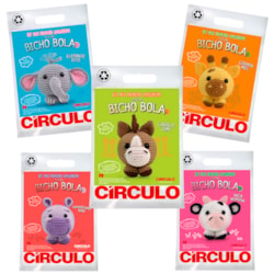 Kit Amigurumi Coleção Bicho Bola 2 Círculo