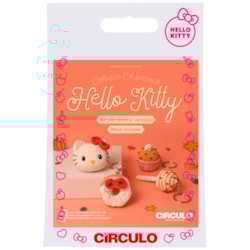 Kit Amigurumi Coleção Chaveiros Hello Kitty Círculo