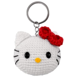 Kit Amigurumi Coleção Chaveiros Hello Kitty Círculo