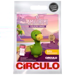 Kit Amigurumi Coleção Dinos Círculo