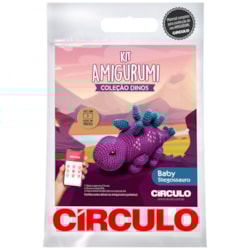 Kit Amigurumi Coleção Dinos Círculo