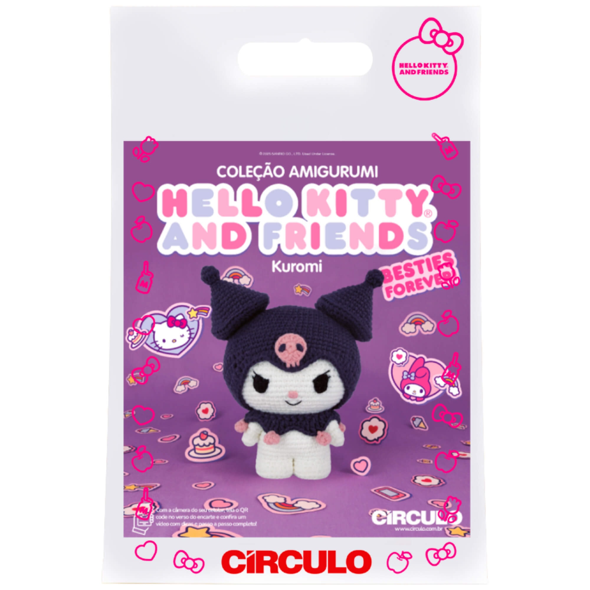 Kit Amigurumi Coleção Hello Kitty And Friends Círculo