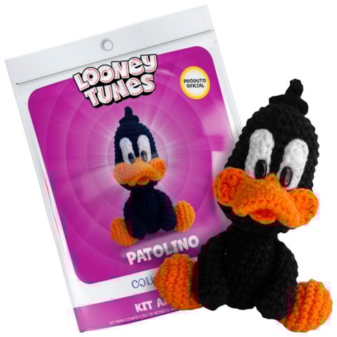 Kit Amigurumi Coleção Looney Tunes Patolino Linhas Corrente