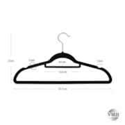 Kit Cabide de Veludo - Slim - Adulto - com 30un - VMH Kit Cabide de Veludo - Slim - Adulto - com 30un - VMH
