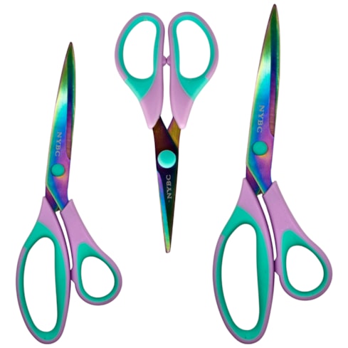 Kit Com 3 Tesouras Multiuso NYBC