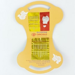 Kit Costura - Cestinha de Agulhas e Passador de Linha - Círculo Kit Costura - Cestinha de Agulhas e Passador de Linha - Círculo