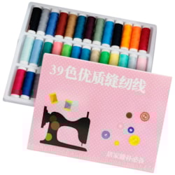 Kit de Linhas Para Costura 39 Cores Mantovani