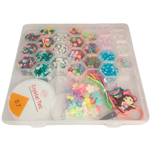 Kit de Miçangas Coloridas N4 Mantovani