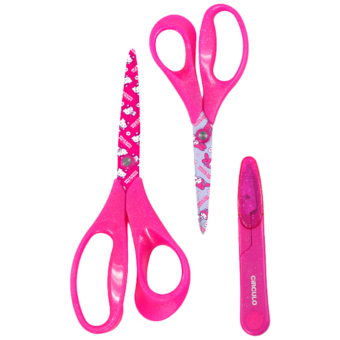 Kit de Tesouras Coleção Hello Kitty Círculo