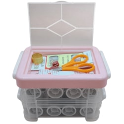 Kit Estojo Costura com 25 Itens NYBC Kit Estojo Costura com 25 Itens NYBC