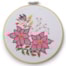 Kit Para Bordado Coleção Floral Círculo