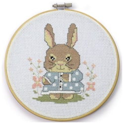 Kit Para Bordado Ponto Cruz Coleção Páscoa Círculo Kit Para Bordado Ponto Cruz Coleção Páscoa Círculo