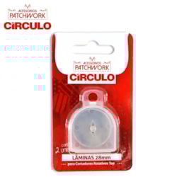 Lâmina Para Cortador Rotativo - 28mm - 2 unidades - Circulo Lâmina Para Cortador Rotativo - 28mm - 2 unidades - Circulo