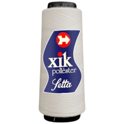 Linha de Costura Para Máquina 120 Natural Com 2000 Jardas Setta Linha de Costura Para Máquina 120 Natural Com 2000 Jardas Setta