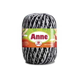 Linha de Crochê e Tricô - Anne 500 - Cores Mesclas - 500 metros - 100% Algodão - Círculo