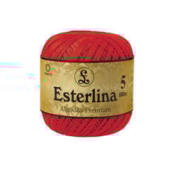 Linha de Crochê Esterlina 5 com 230 Metros 100% Algodão Coats Linha de Crochê Esterlina 5 com 230 Metros 100% Algodão Coats