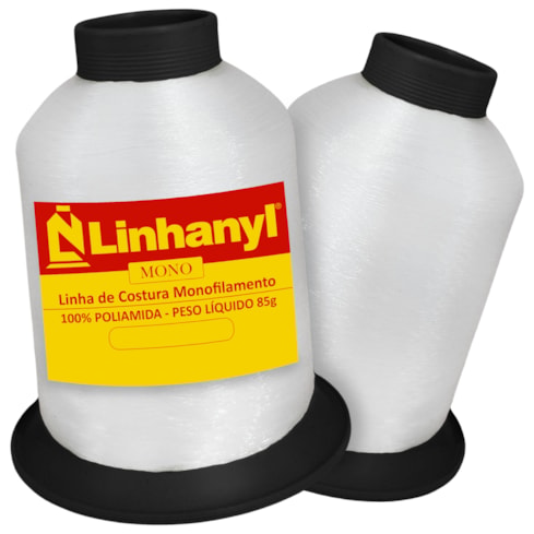 Linha de Nylon Para Costura 0.15mm 85gr Linhanyl